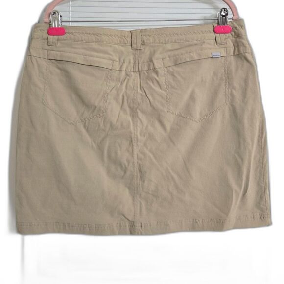 Eddie Bauer Travex Khaki High Rise Lightweight Skort Women's Sz 14 - Picture 3 of 8